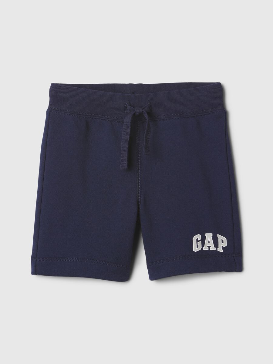 Bermuda joggers with logo print_0