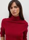 Red pure wool roll-neck jumper in regular fit_0
