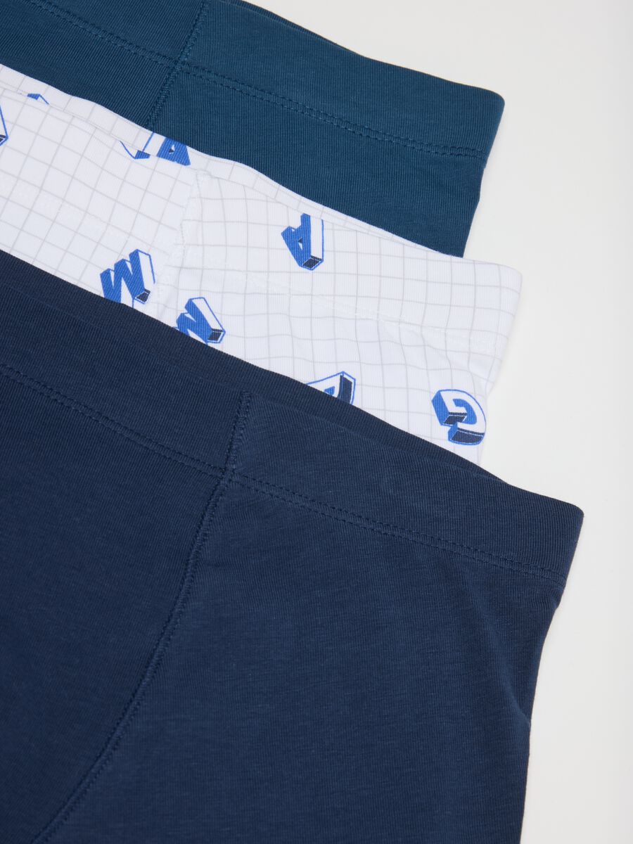 Multipack kids' boxers in multicolour cotton blend_2