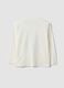 White crew-neck pure cotton T-shirt with Minecraft print_1