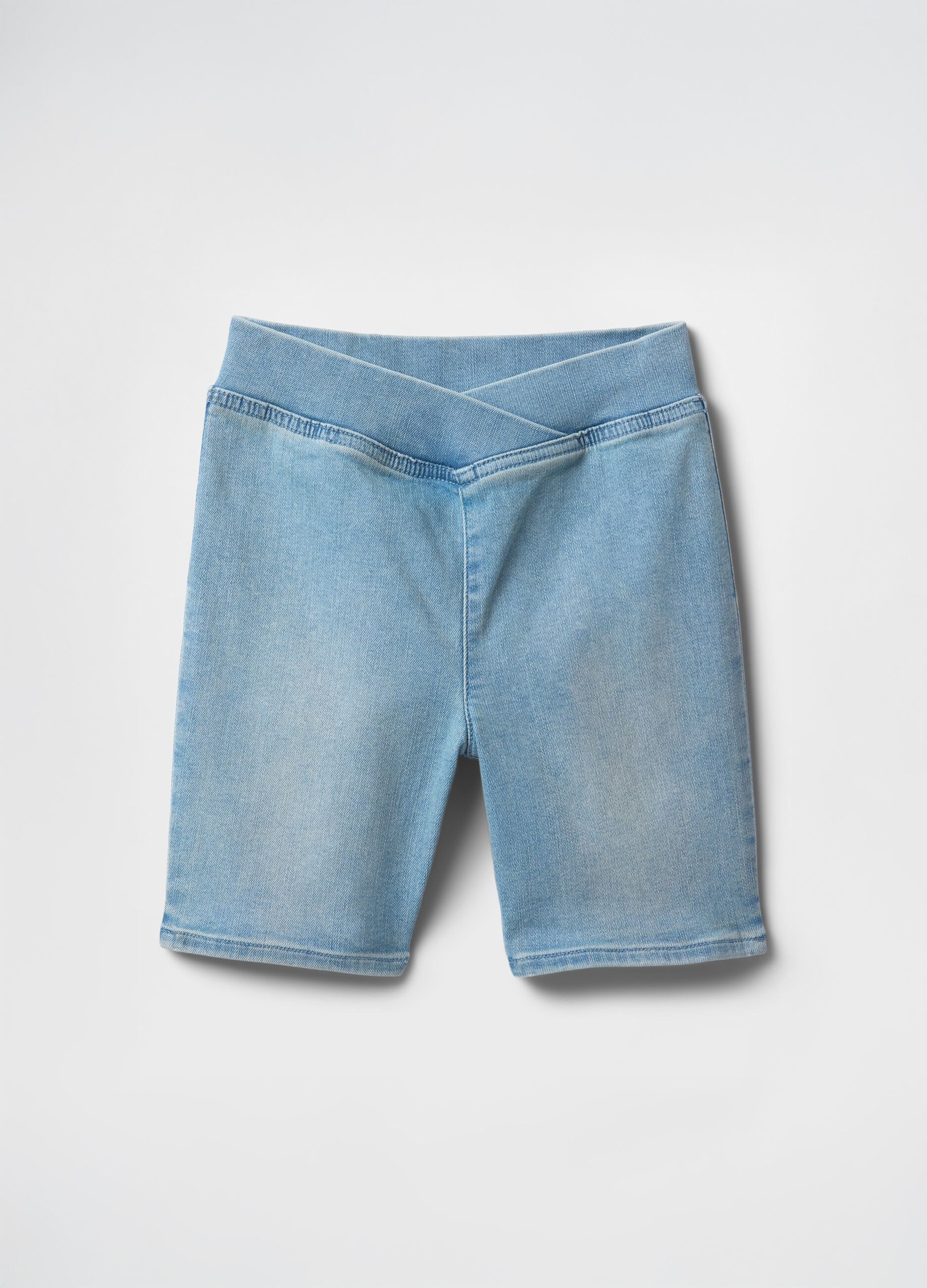 Blue denim shorts for girls