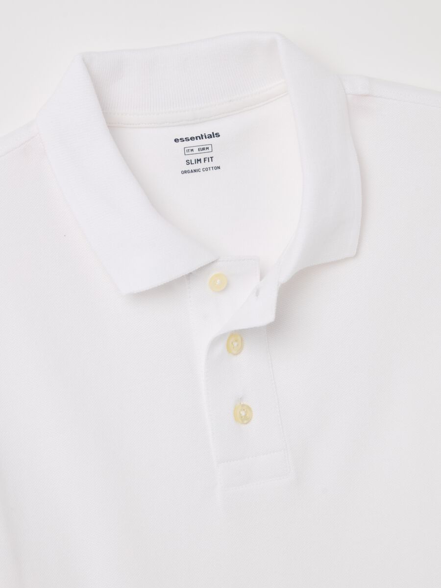 Polo shirt in organic cotton piquet_5