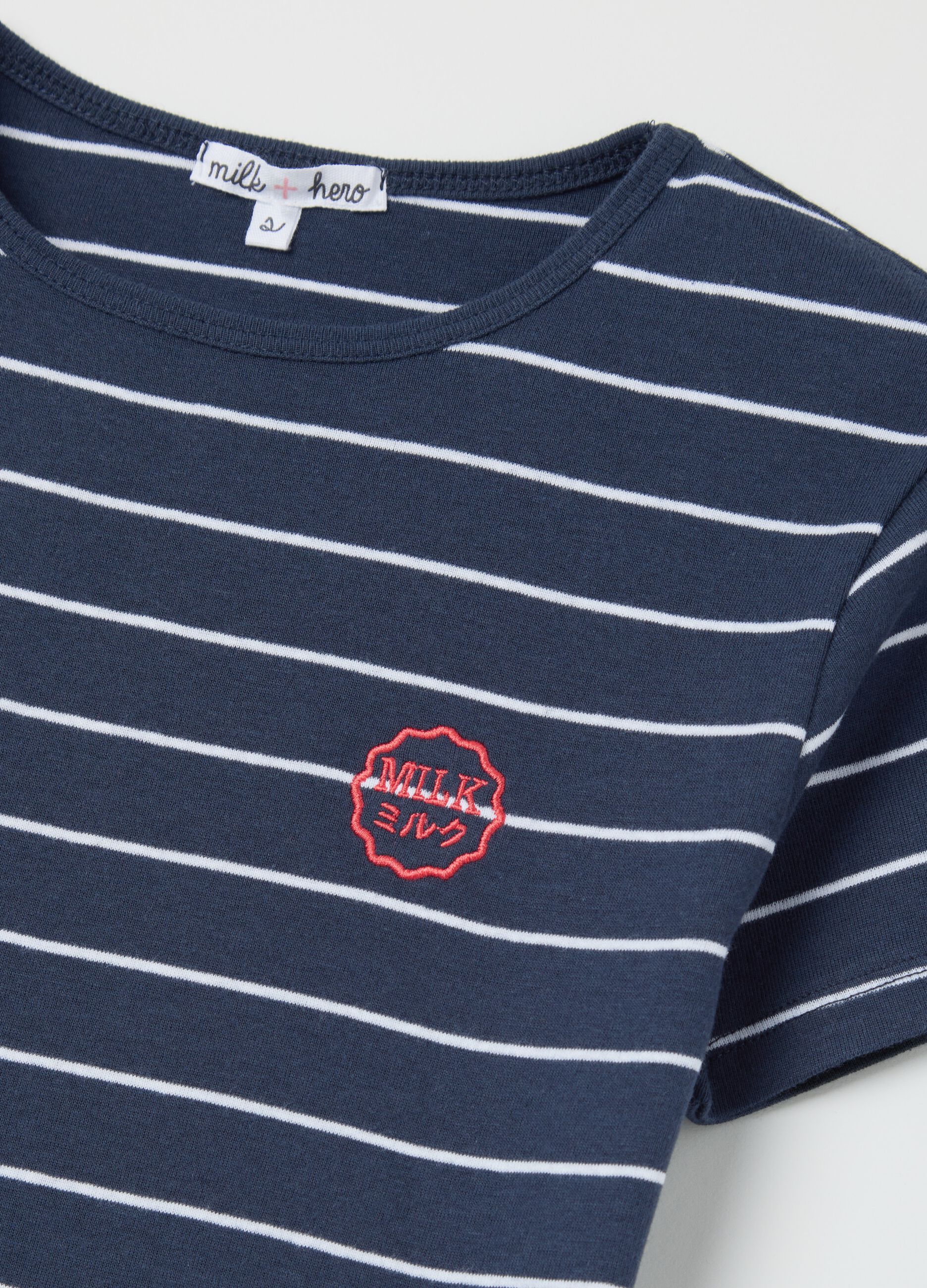 Slim-fit T-shirt in cotton