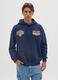 Blue Cotton Blend New York Knicks Sweatshirt_1