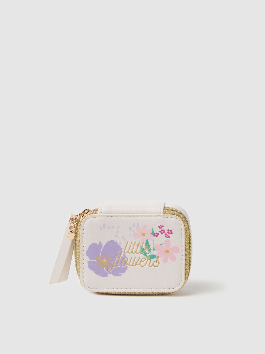 Pill box with print and zip_0