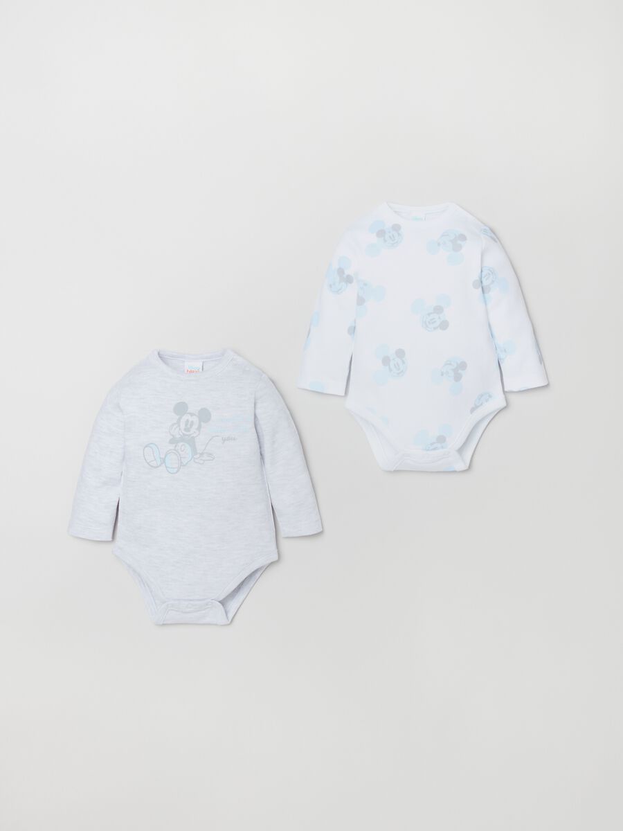 Bipack body in cotone stampa Topolino_0