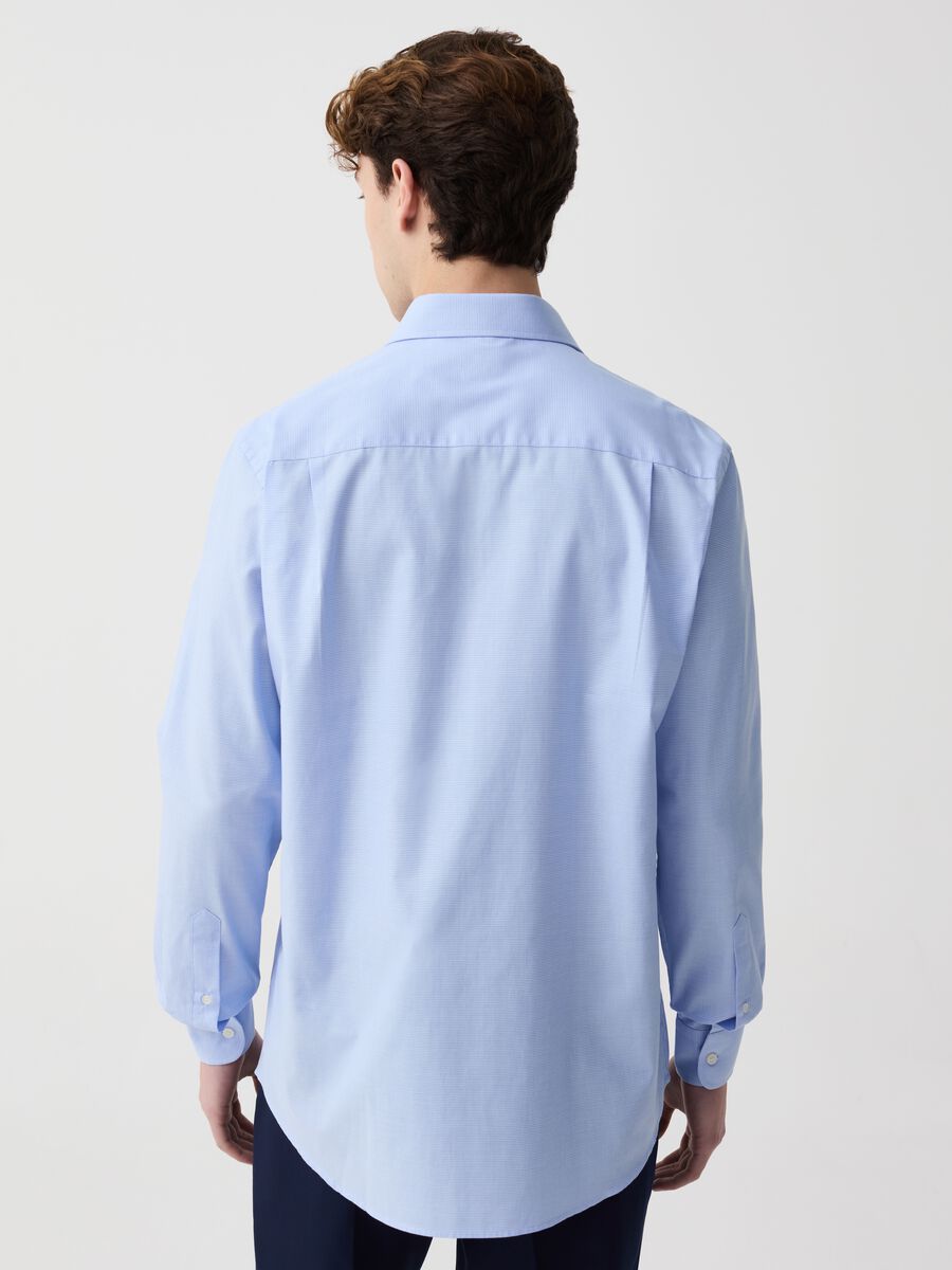 Regular-fit easy-iron shirt with micro pattern_1
