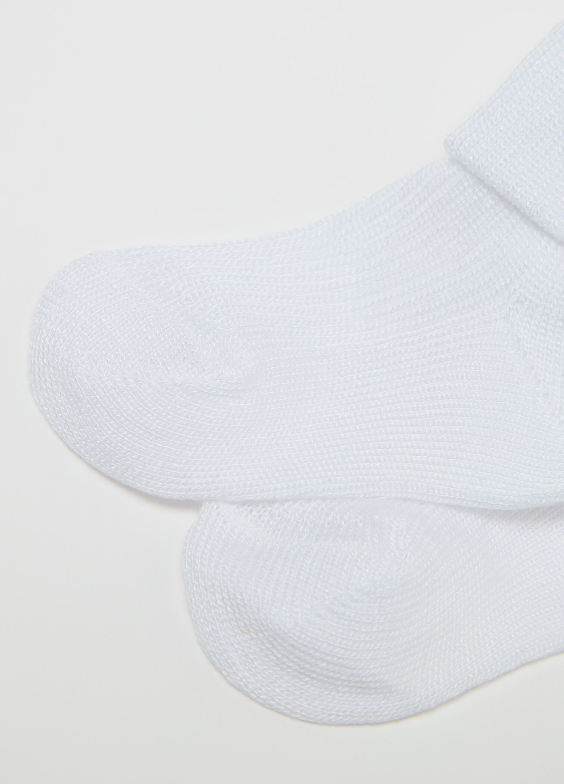 Two-pair pack short socks in bamboo viscose blend