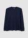 Boys' long-sleeved shirt in pure blue cotton_4