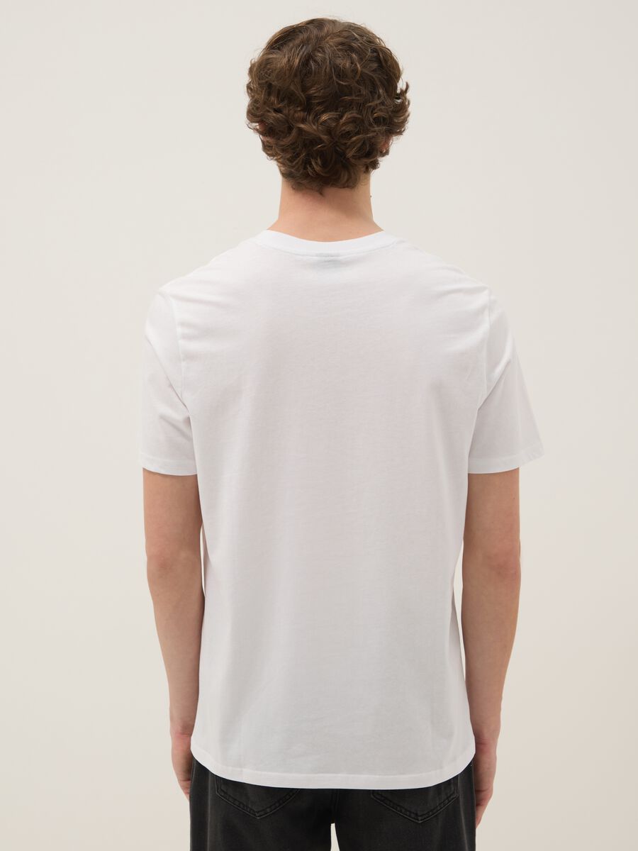 White Paul Frank print T-shirt in pure cotton, regular fit_3