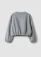 Girls&rsquo; grey regular-fit zip-up jacket_1