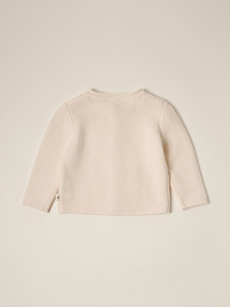 IANA newborn boy cardigan in 100% cotton_1