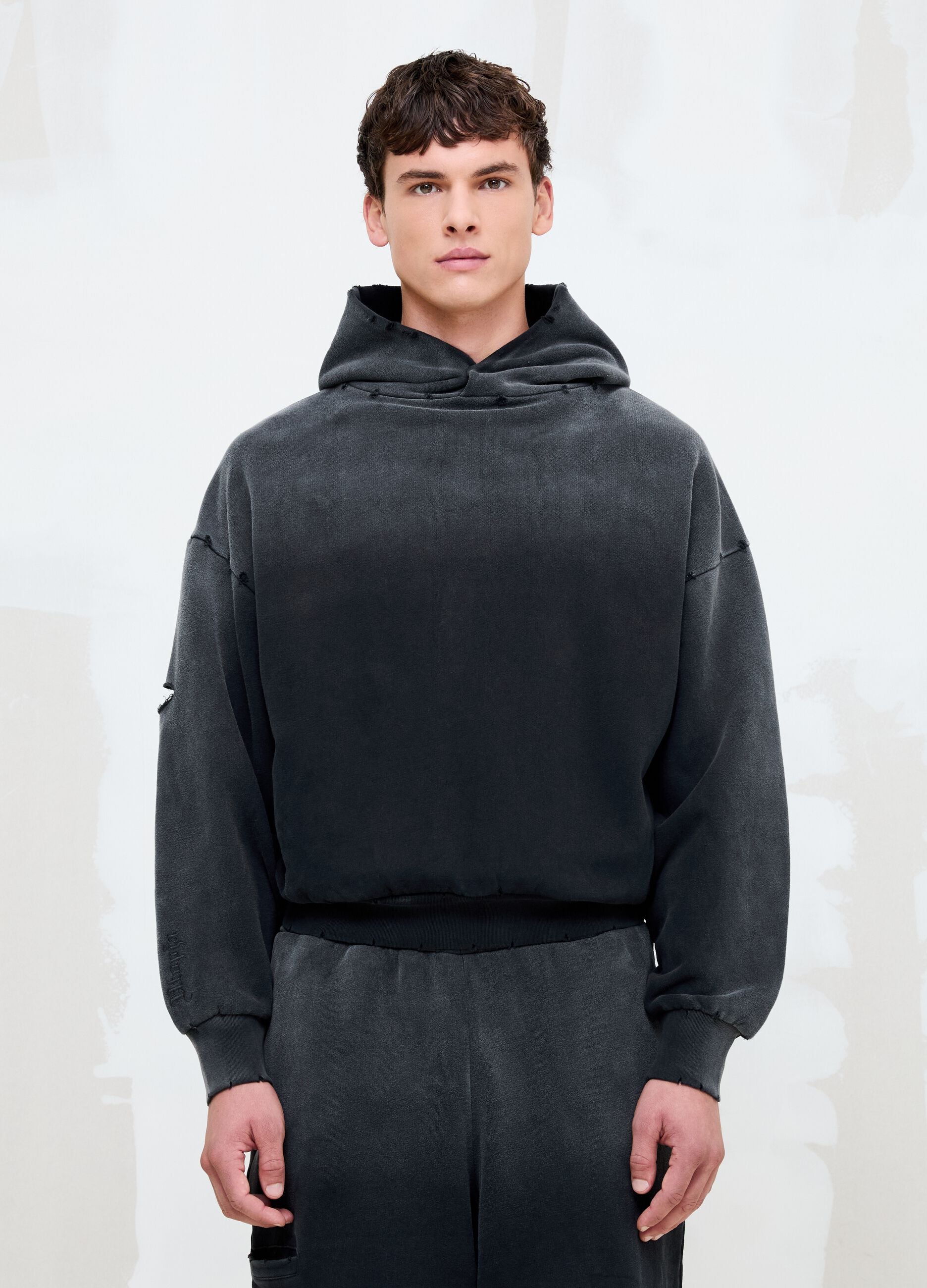 Sunfaded Black Hoodie