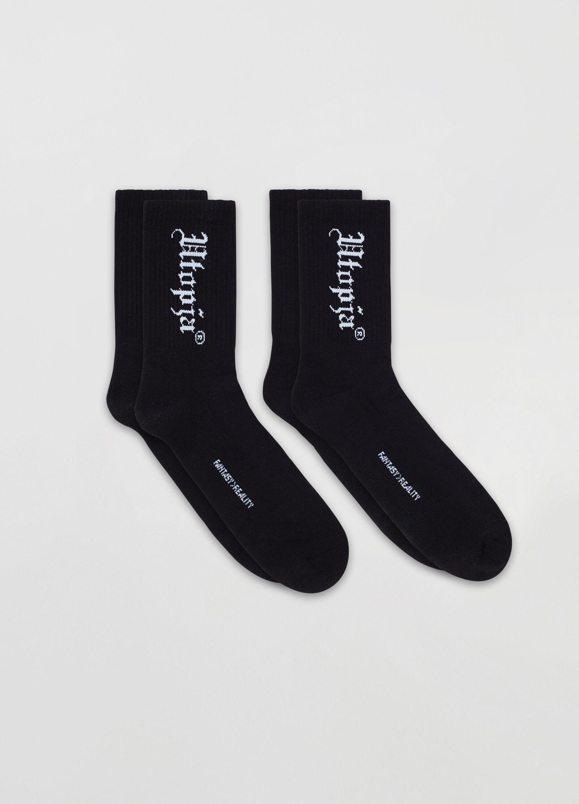 Everyday Socks 2 Pack Black_0