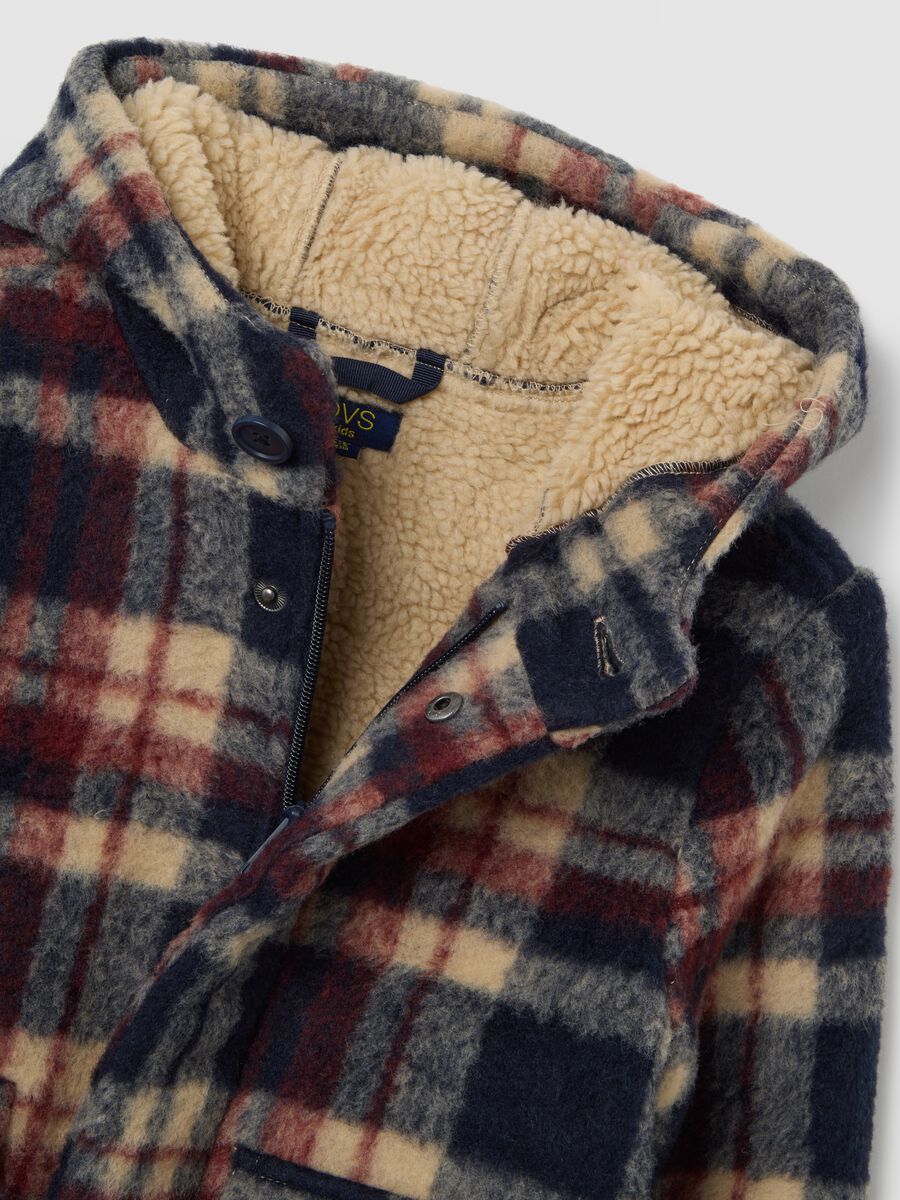 Montgomery con cappuccio da bambino multicolor regular fit_3
