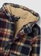 Multicolour regular fit kids' duffle coat with hood_3