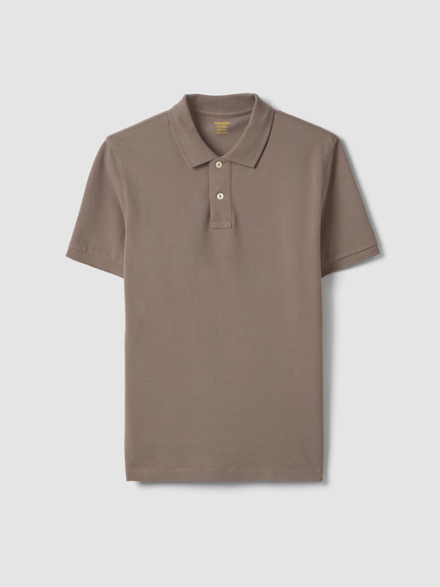 Brown Slim Fit Pure Cotton Polo_4