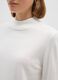 White Acrylic High Neck Jumper_3