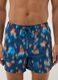 Costume boxer blu con stampa sfumata multicolor_1