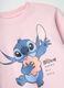 Pink Disney Print Regular Fit Cotton Blend Sweatshirt for Girls_2