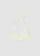 White stretch triangle bikini top_4