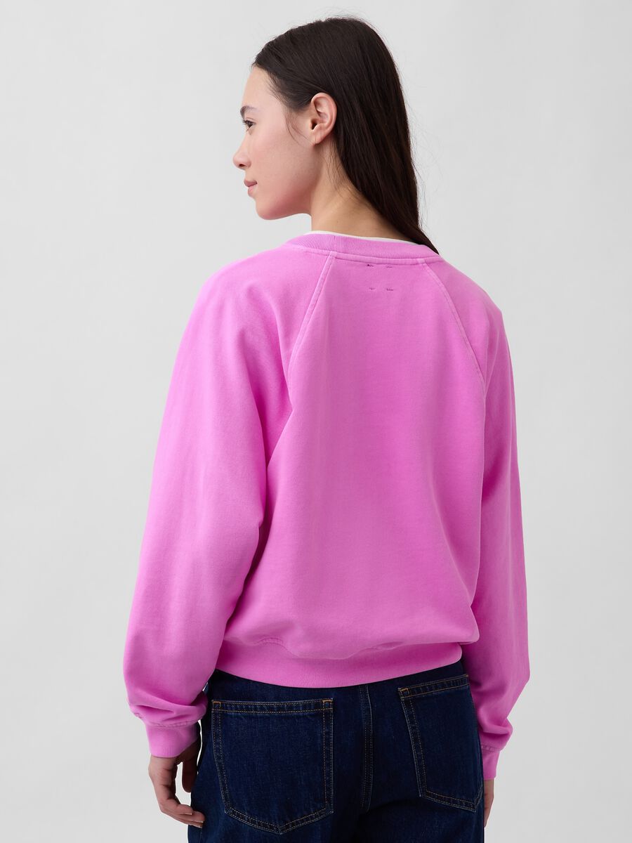 Cotton-blend crew-neck sweatshirt_1