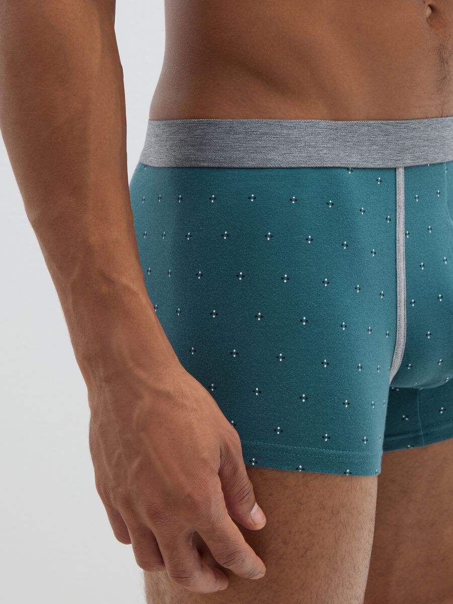 Multipack Stretch Cotton Multicolour Regular Fit Boxers_2