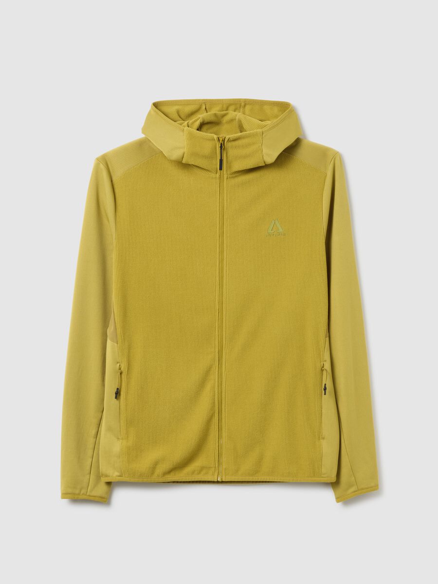 ALTAVIA WITH DEBORAH COMPAGNONI Full Zip Waffle Fleece Hoodie_4