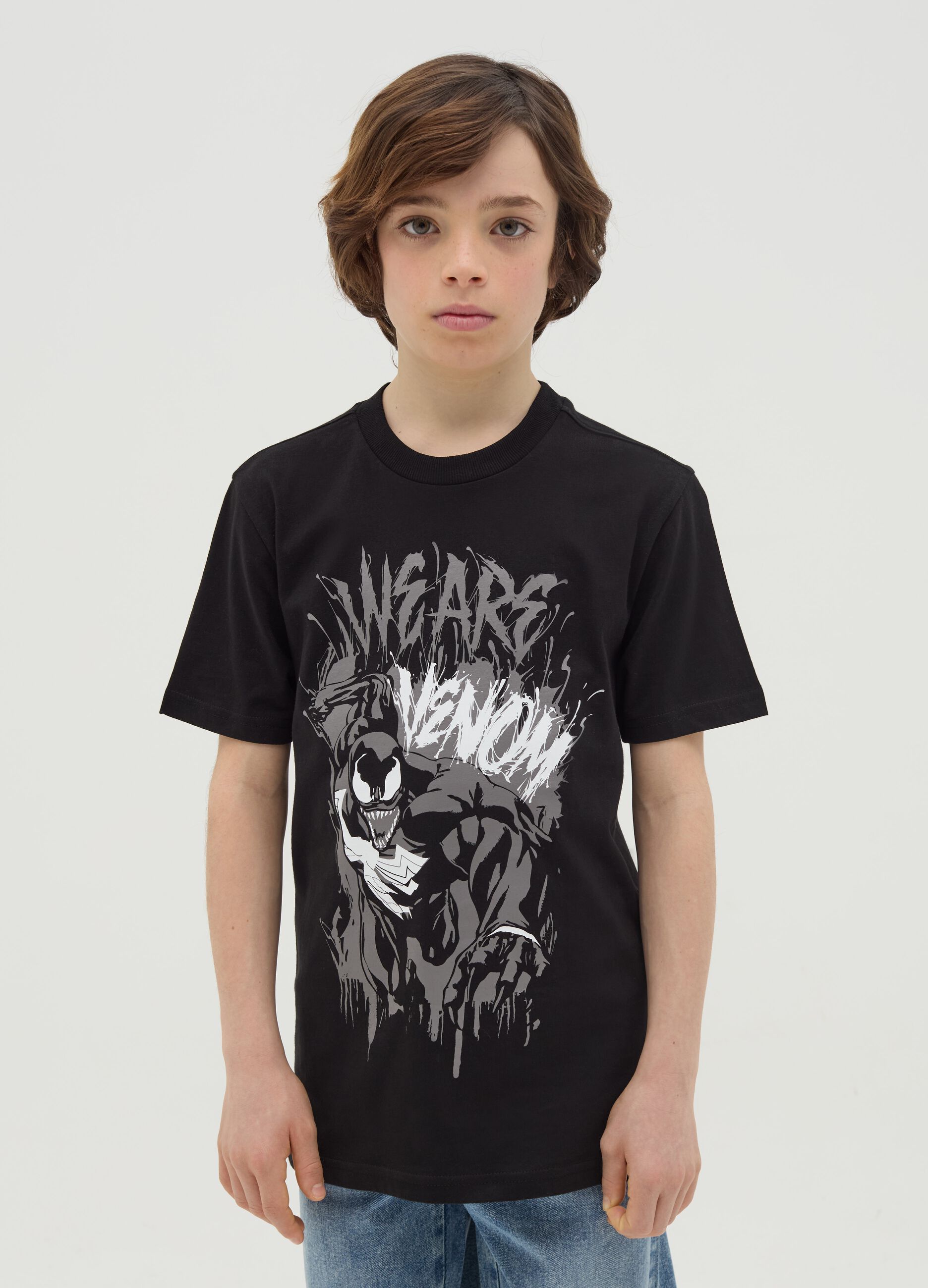 T-shirt with Venom print
