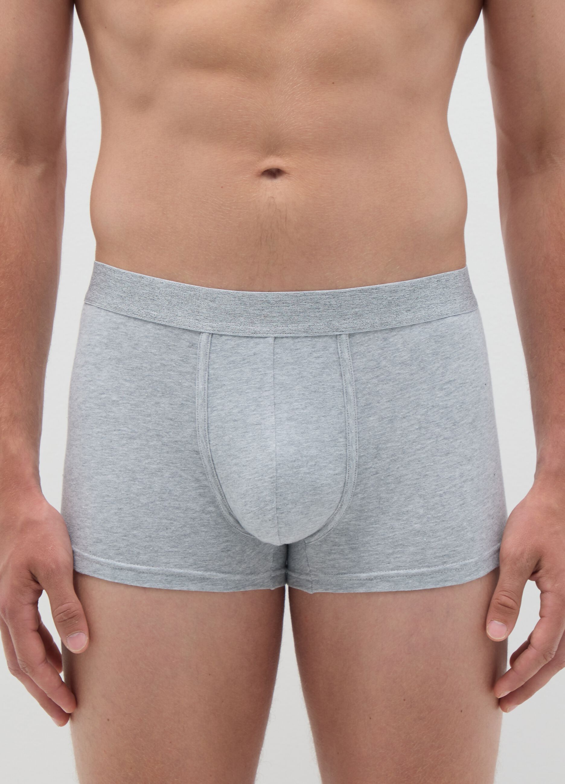 Set 3 boxer da uomo in misto cotone multicolor regular fit