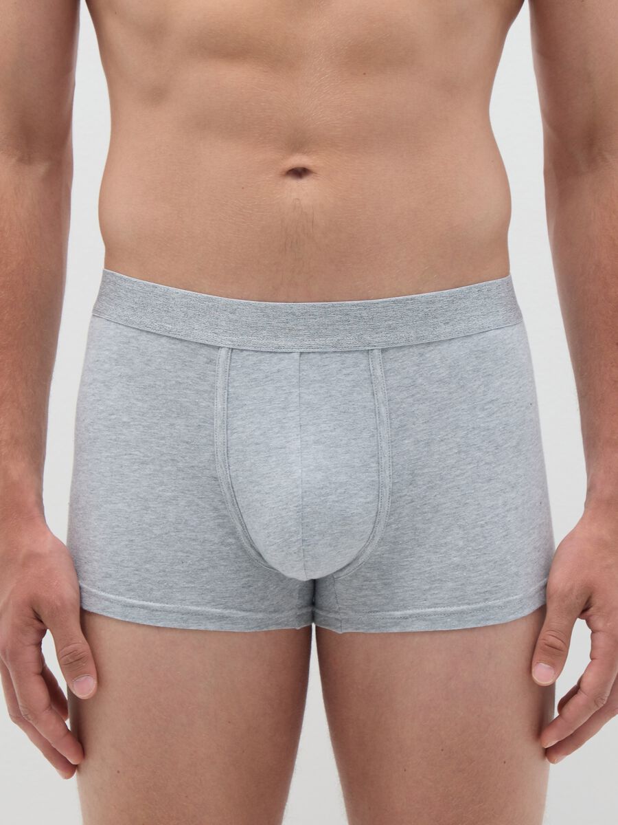 Tripack di boxer da uomo in misto cotone multicolor_1