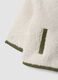 White padded teddy jacket with hood and zip_3