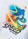 White children's T-shirt in pure cotton with Sonic print_3