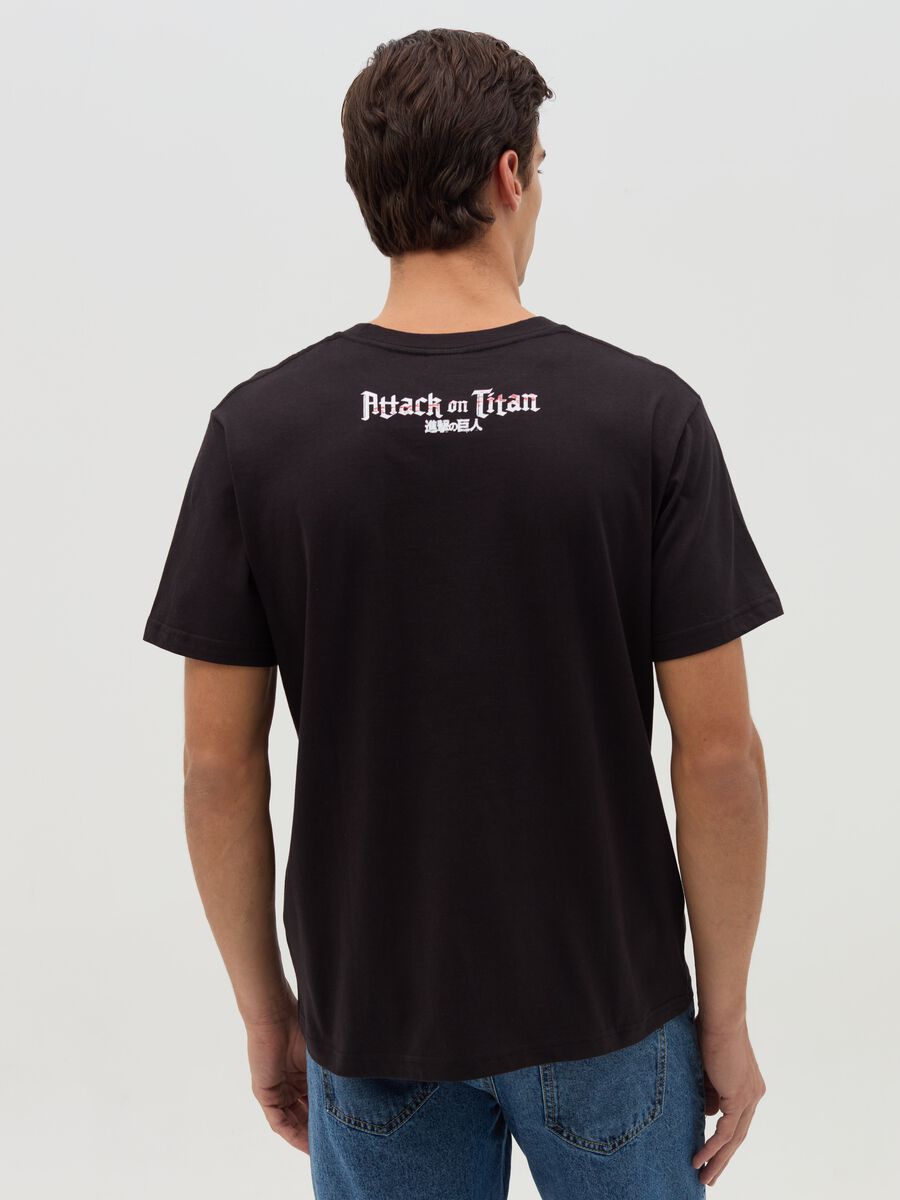 T-shirt with Attach On Titan print_2