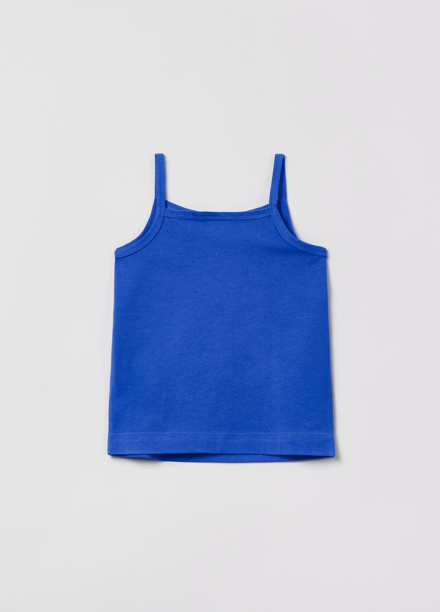 Tank top in cotone con stampa _1
