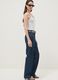 Body grigio in cotone elasticizzato a costine con scollo ampio_0