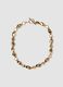 Gold Necklace with Irregular Links_0