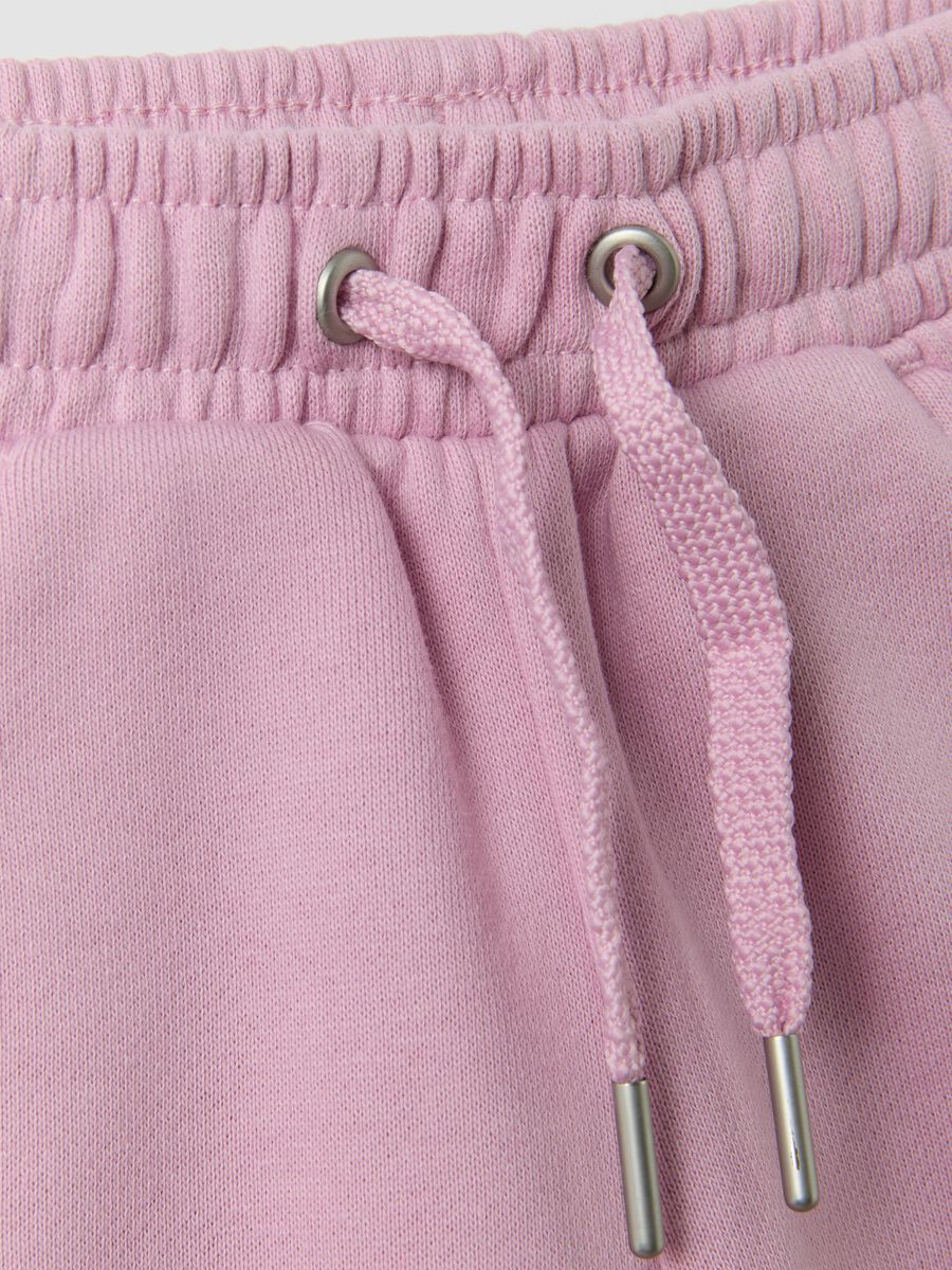 Pink organic cotton culotte trousers_3