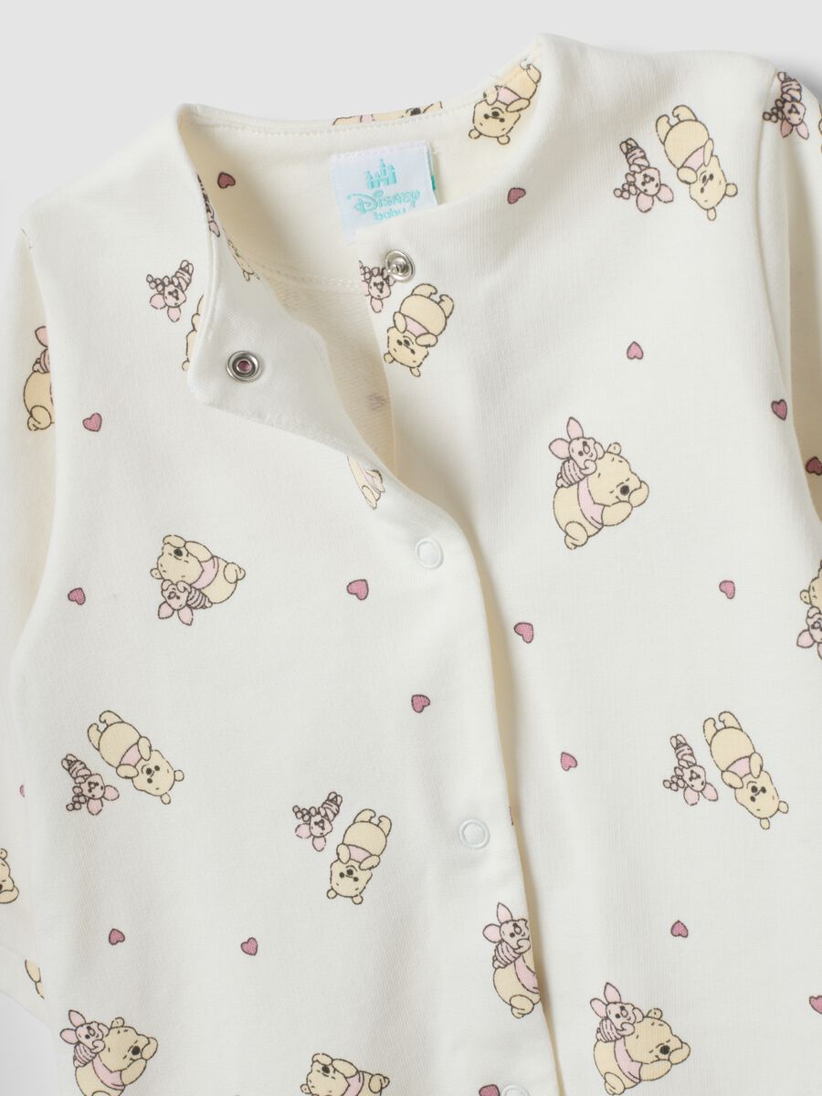 2-pack organic cotton baby sleepsuits with feet and Winnie the Pooh print_2