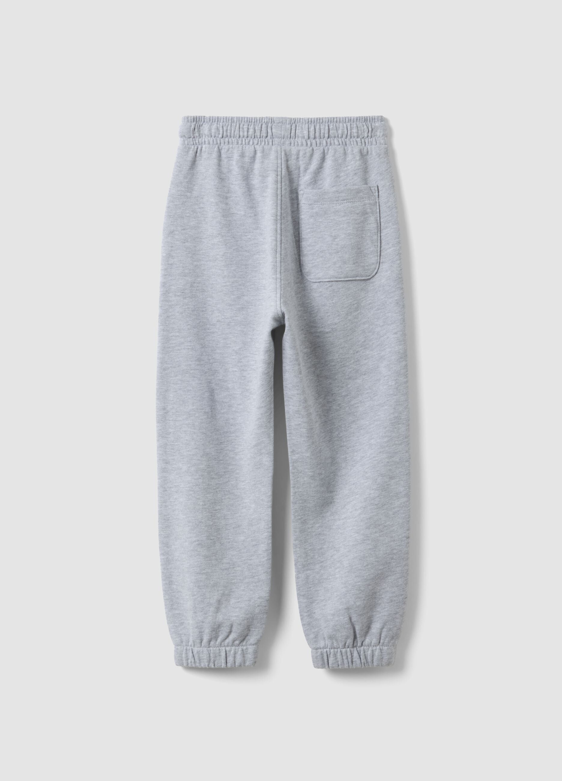 Grey organic cotton joggers