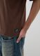 Brown boxy fit pure cotton T-shirt_3