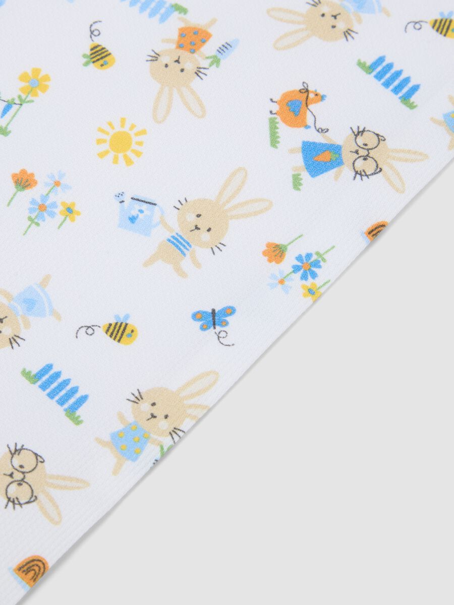 Set di lenzuola per culla in puro cotone multicolor da neonato_1