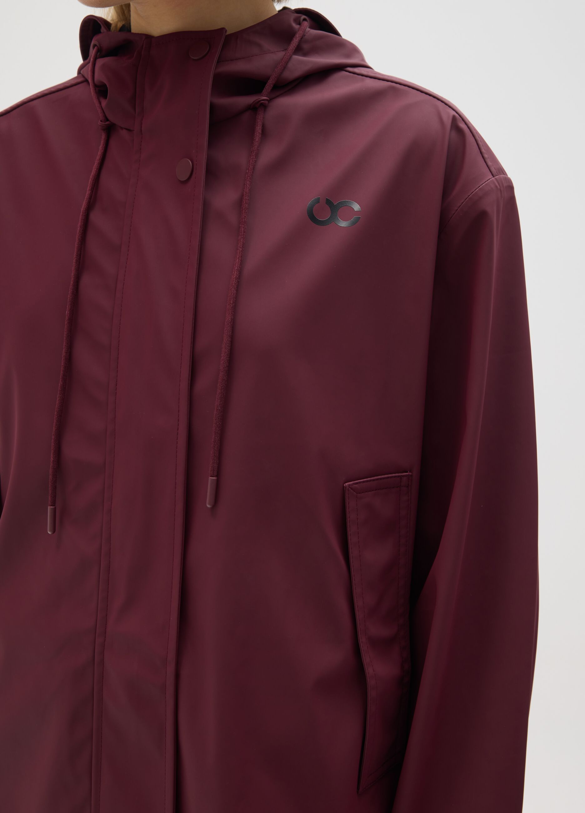Regular fit red jacket
