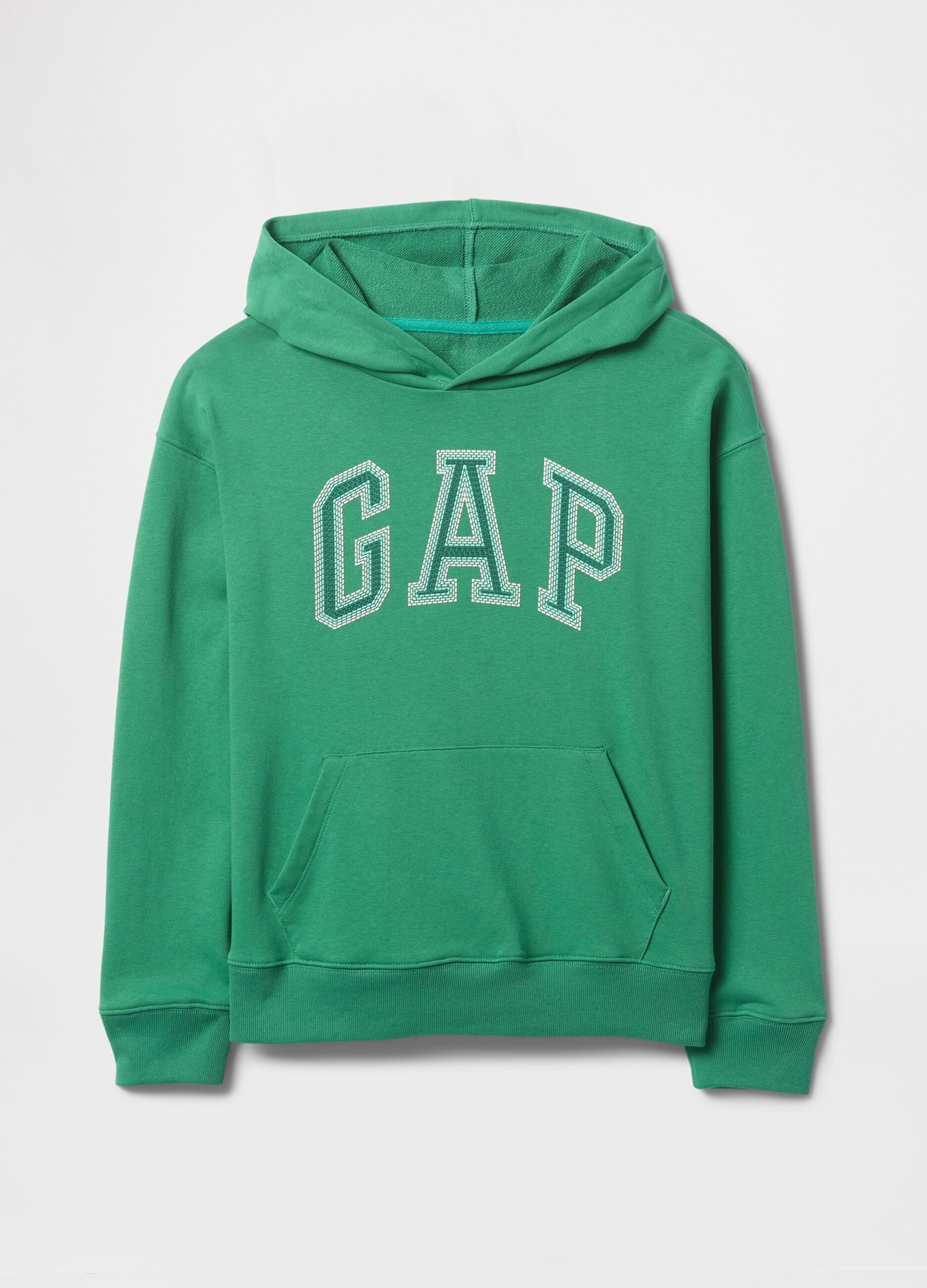 Felpa con cappuccio verde GAP Kids