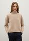 Beige Pure Wool Roll Neck Jumper Regular Fit_1