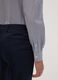 White striped cotton-blend shirt with easy-iron button-down collar_3