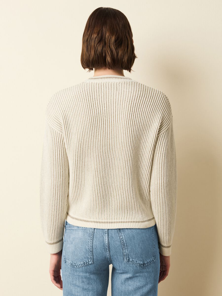 Intarsia design pullover_3