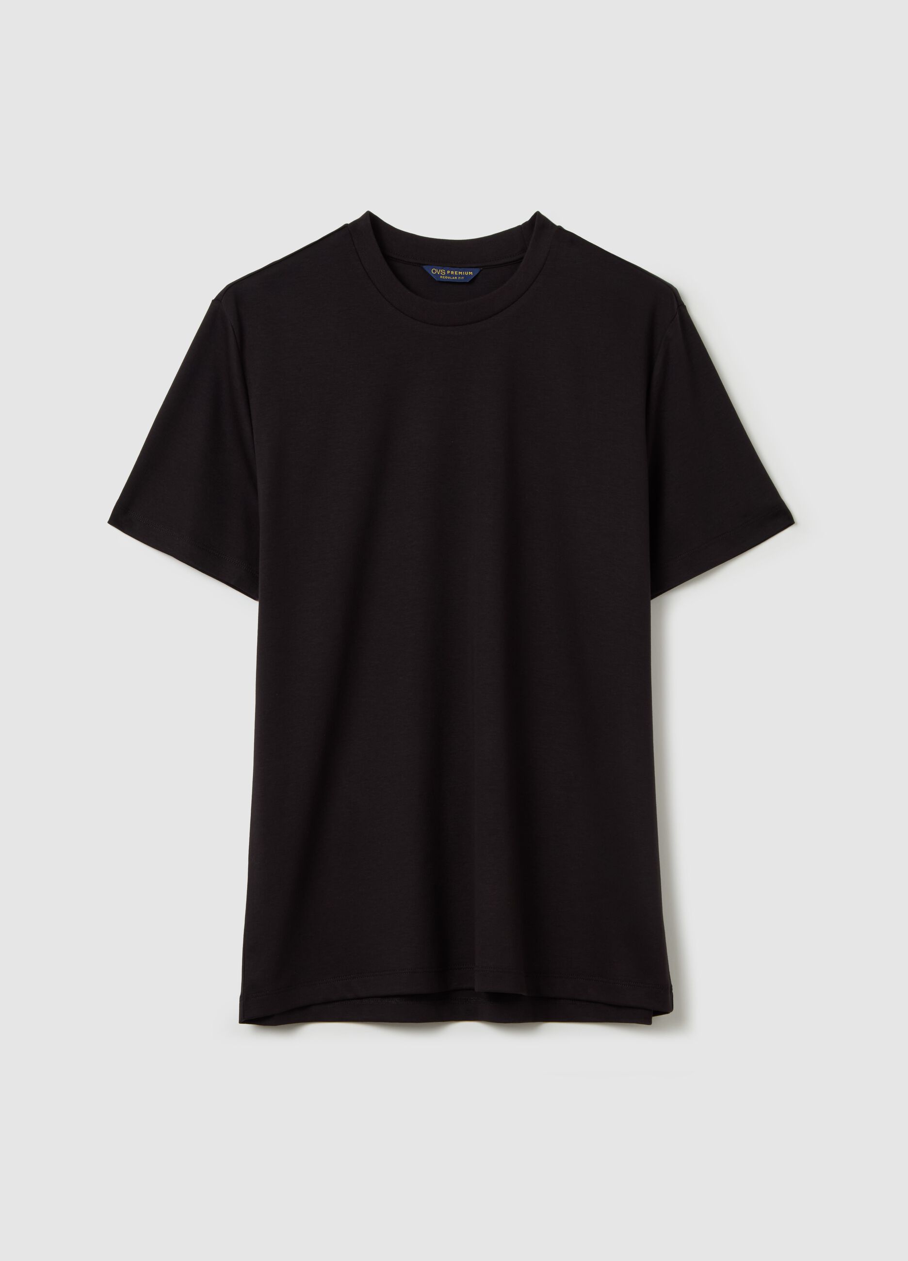 Regular-fit T-shirt with round neck