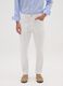 White Stretch Cotton Skinny Trousers_1