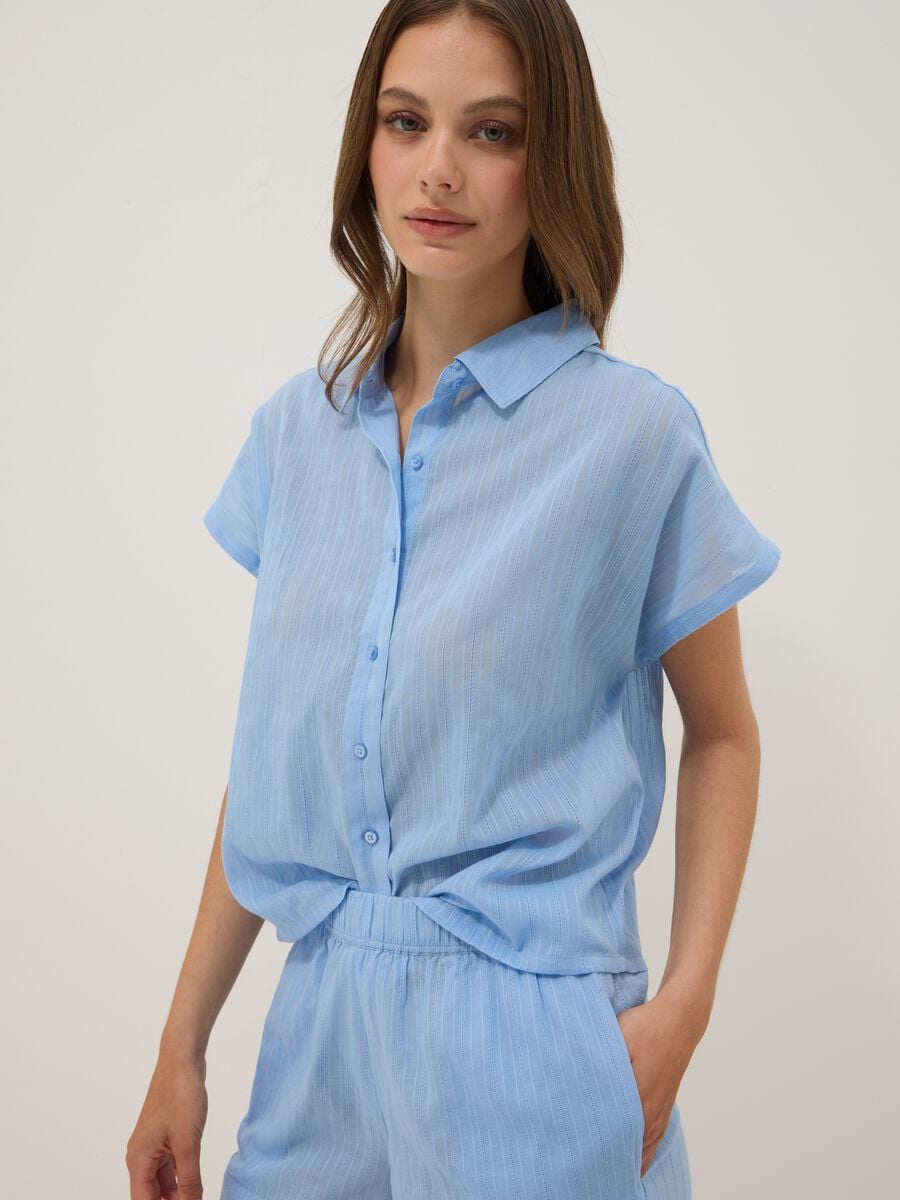 Light blue organic cotton pyjamas_2